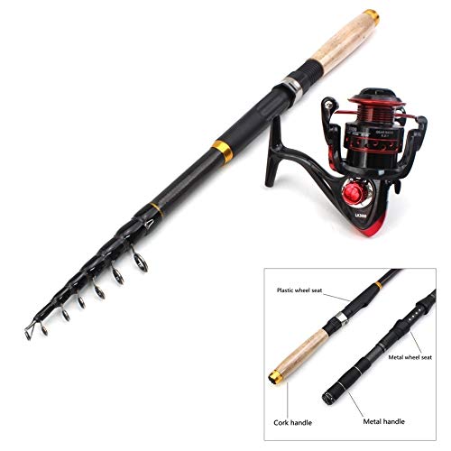 AFANGMQ Fishing Rod Carbon Fiber Max Power 30kg 1.8m 2.1m 2.4m